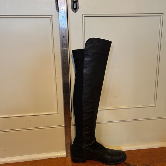 Stuart Weitzman black over-the-knee boot 7M - Picture 7 of 15
